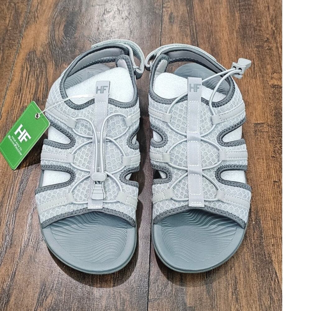 Hike Footwear Barefoot Sandals Gray New Women Size 8/8.5